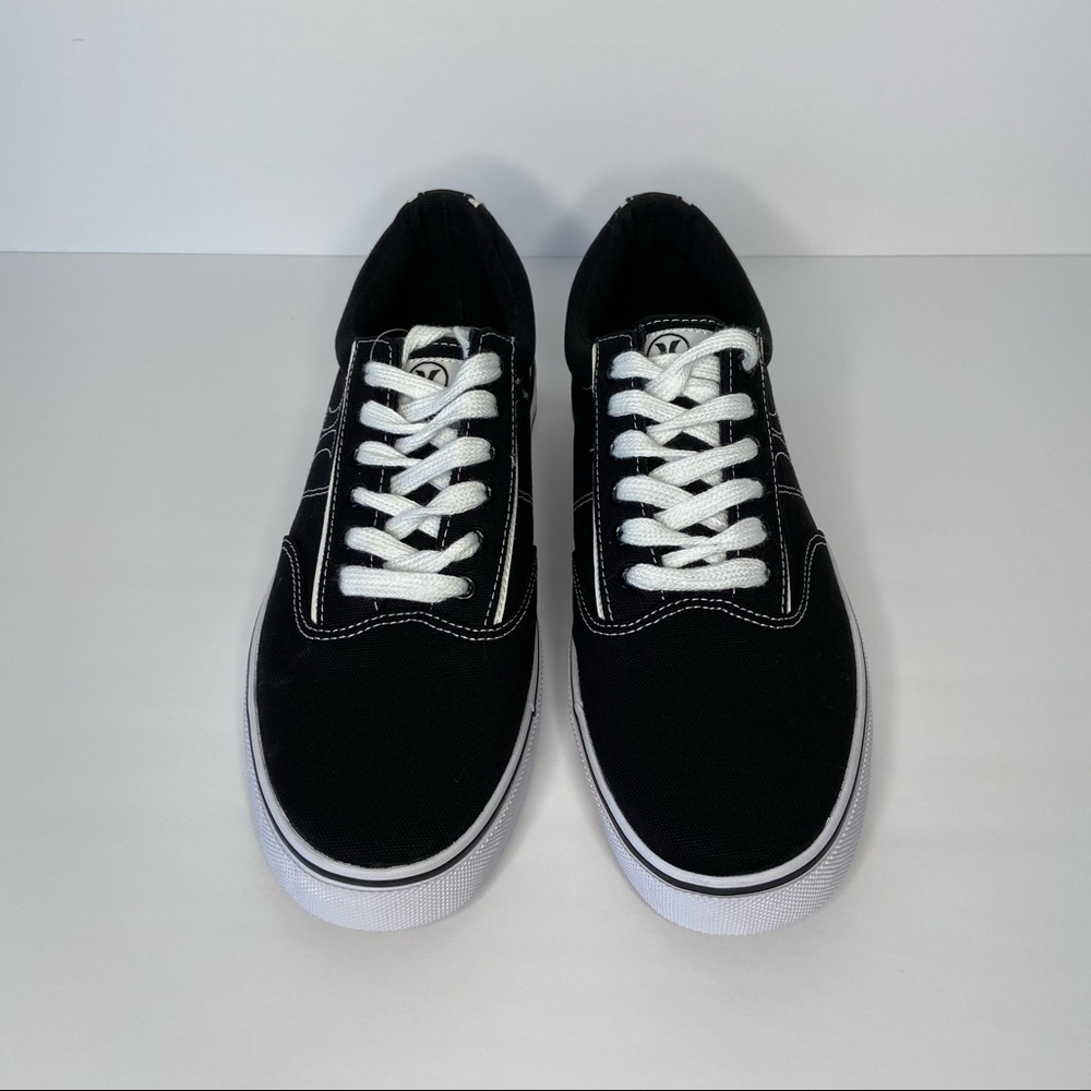 Hurley Men’s Arlo Black White Sneaker Shoes, sz 9 - Picture 2 of 7